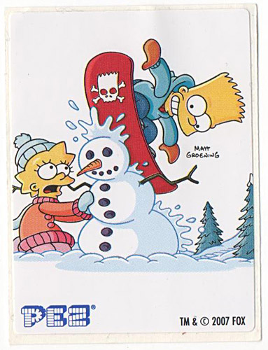 PEZ - The Simpsons - 2007 - Lisa Simpson and Bart Simpson