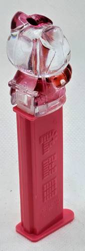 PEZ - Fullbody - Hello Kitty with Heart - Crystal Kitty with crystal red bow and heart