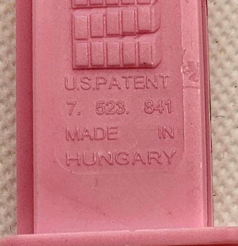 PEZ - Crystal Collection - Clear Crystal Head Pink Bow