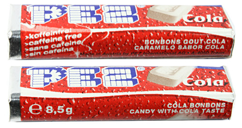 PEZ - Cola - Cola - R 14 - 4 languages no batch number