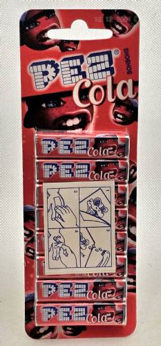 PEZ - Recent Types - Cola - Cola - R 10 - face 5 languages