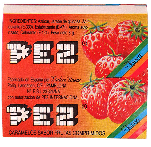 PEZ - Major Types - Fruit - Fruit - F-P 01.1