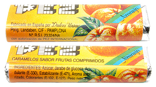 PEZ - Major Types - Fruit - Fruit - F-P 01.1