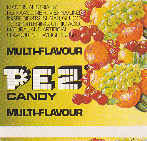 PEZ - Major Types - Fruit - Fruit - F-A 09