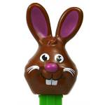 PEZ - Bunny E Brown Head, white whiskers, buckteeth