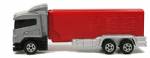PEZ - Transporter  Silver cab, red trailer