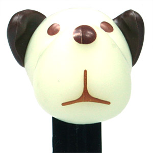 PEZ - AWL / SOS - Halloween 2013 - Barky Brown - White GITD Head