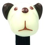 PEZ - Barky Brown White GITD Head on Witches