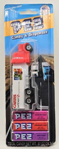 PEZ - Advertising Safeway - Truck - Red cab, white truck - Carrs