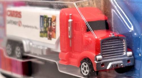 PEZ - Advertising Safeway - Truck - Red cab, white truck - Carrs