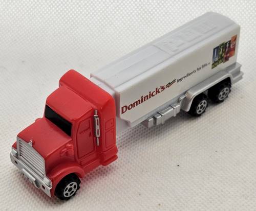 PEZ - Advertising Safeway - Truck - Red cab, white truck - Dominick's
