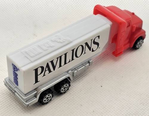 PEZ - Advertising Safeway - Truck - Red cab, white truck - Pavilions