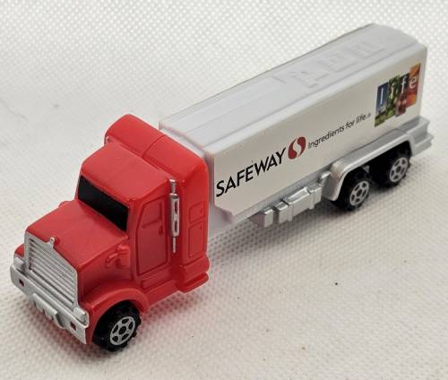 PEZ - Advertising Safeway - Truck - Red cab, white truck - Safeway