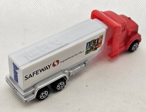 PEZ - Advertising Safeway - Truck - Red cab, white truck - Safeway