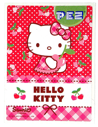 PEZ - Stickers - Hello Kitty - 2013 - Sitting