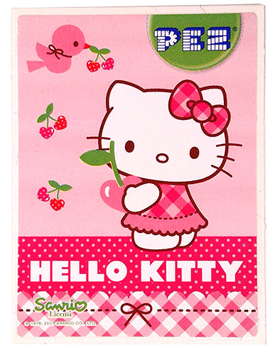 PEZ - Stickers - Hello Kitty - 2013 - Standing with bird