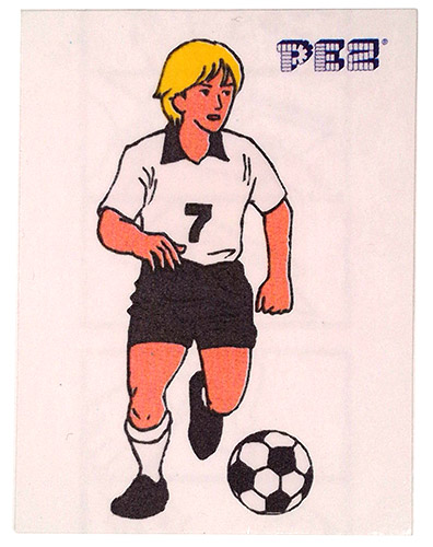 PEZ - Stickers - Soccer - Dribbling