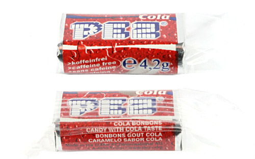 PEZ - Cola - Cola - R 14.1 - 4 languages no batch number