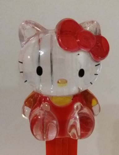 PEZ - Fullbody - Hello Kitty in Overalls - Crystal, yellow sleeves