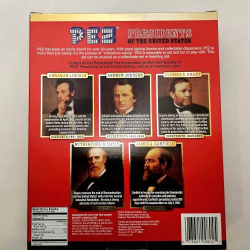 PEZ - US Presidents - Presidents Volume 4: 1861-1881
