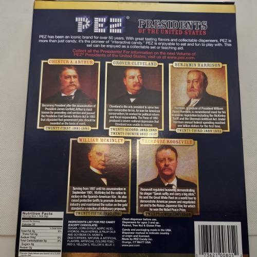 PEZ - US Presidents - Presidents Volume 5: 1881-1909