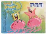 PEZ - SpongeBob and Patrick Star on jellyfish  