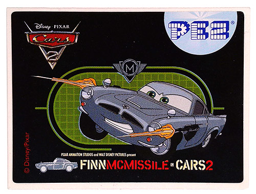 PEZ - Stickers - Cars 2 - Finn McMissile