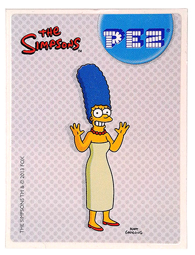 PEZ - Stickers - The Simpsons - 2013 - Marge Simpson