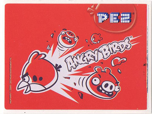 PEZ - Stickers - Angry Birds - Red Bird