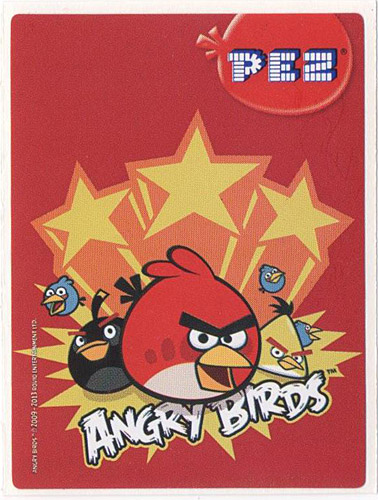 PEZ - Stickers - Angry Birds - Stars Yellow