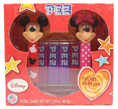 PEZ - Valentines Gift Set - Mickey & Minnie Friends Forever Gift Set