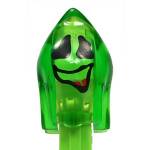PEZ - Naughty Neil  Crystal Green on Green with white imprint
