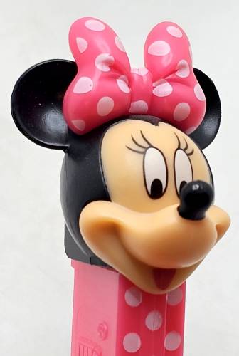 PEZ - Valentines Gift Set - Minnie Mouse - pink bow with white dots - D
