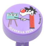 PEZ - Puck Purple Black Hair on Slovenija 2014