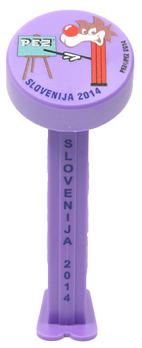 PEZ - Slovenian PEZ 2014 - Puck - Grey Hair - Purple