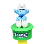 PEZ - Smurf C Sitting, White Hat