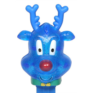 PEZ - Swedish Pez Gathering - 2014 - Reindeer - Crystal Blue Head - B