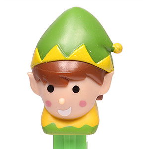 PEZ - Christmas - Elf - green/yellow cap - B