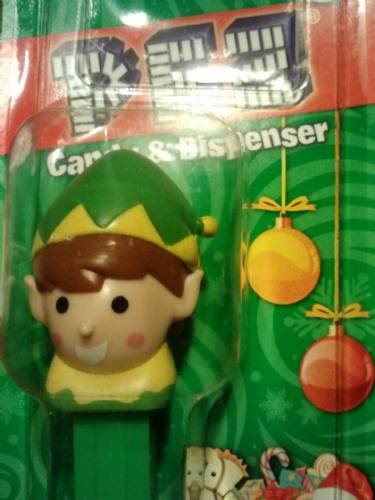 PEZ - Christmas - Elf - green/yellow cap - B