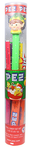 PEZ - Christmas - Elf - green/yellow cap - B