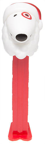 PEZ - Advertising Dispenser - Target - Santa Bullseye Dog