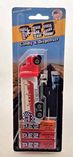 PEZ - Advertising H-E-B - Truck - Red cab, white truck - volunteering