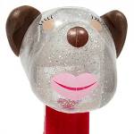 PEZ - Barkina Crystal Gitter Head on Snowman with 3 snowflakes