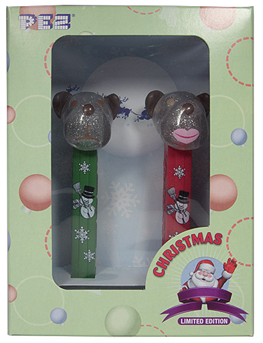 PEZ - AWL / SOS - Christmas 2013 - Barky Brown - Crystal Glitter Head