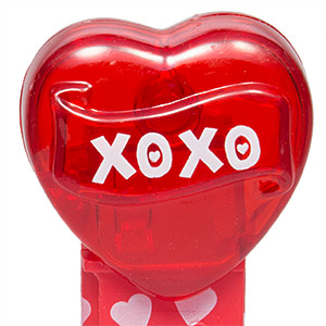 PEZ - Valentine - 2015 - XOXO - White on Crystal Red (c) 2008