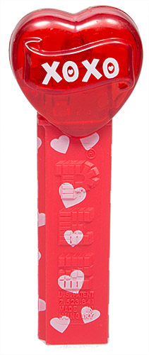 PEZ - Valentine - 2015 - XOXO - White on Crystal Red (c) 2008