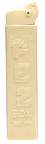 PEZ - Box Trademark - Box Trademark Locking Cap - Ivory Top