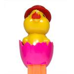 PEZ - Chick with Hat B Purple Eggshell