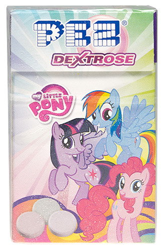 PEZ - Dextrose Packs - My Little Pony - Picture backside
