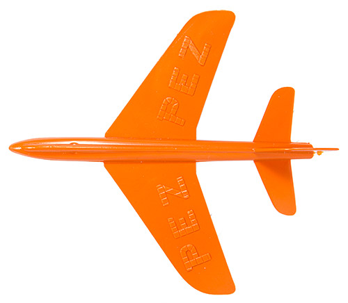 PEZ - Plane - Slingshot Plane - Orange